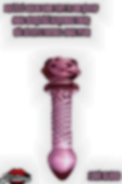 #Kissers939 - 14 Cm Şeffaf Anal Plug - Kaliteli Kalın Cam Malzemeden Yapılmış