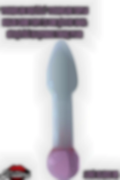 #Kissers930 - 13 cm Mor Taşlı Anal Genişletici Plug
