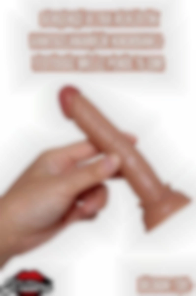 #Kissers00727 - Gerçekçi Ultra Realistik Melez Penis Vantuzlanabilir Kıkırdaklı 15 Cm