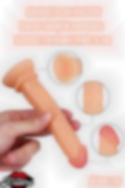 #Kissers00726 - Gerçekçi Vantuzlu Kıkırdaklı Ten Rengi Ürün 15 Cm