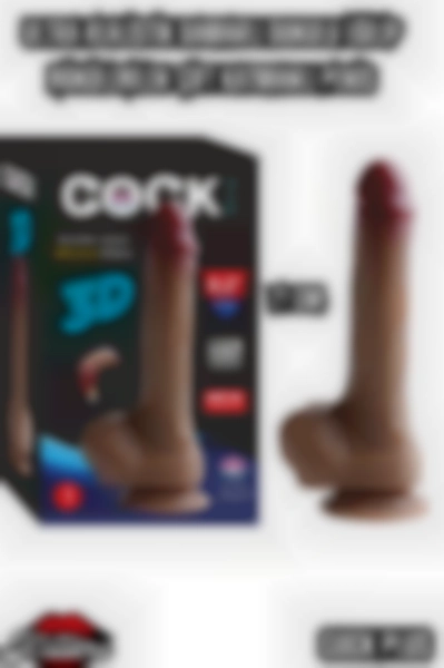 #Kissers909 - Ultra Gerçekçi Ten Dokusunda Silikon Dildo - 21 cm Çift Katmanlı Vantuzlu