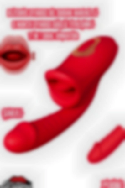 #Kissers356 - Şarjlı Klitoris ve G Nokta Uyarıcı Oral Vibratör - Dudak Hareketli Titreşimli Stimülatör