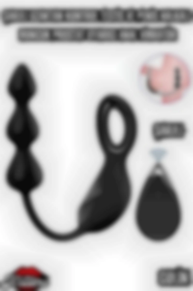 #Kissers353 - Kissers - Colin Şarjlı Uzaktan Kontrol Testis ve Penis Halkalı Boncuk Uyarıcı Anal Vibratör