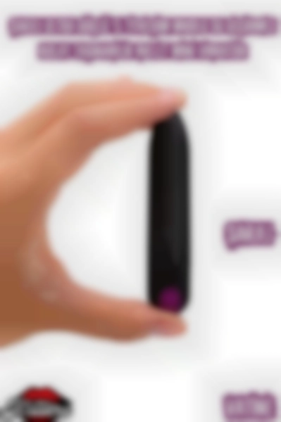 #Kissers350 - Su Geçirmez 10 Titreşim Modlu Mini Vibratör - Kolay Taşınabilir ve Şarjlı