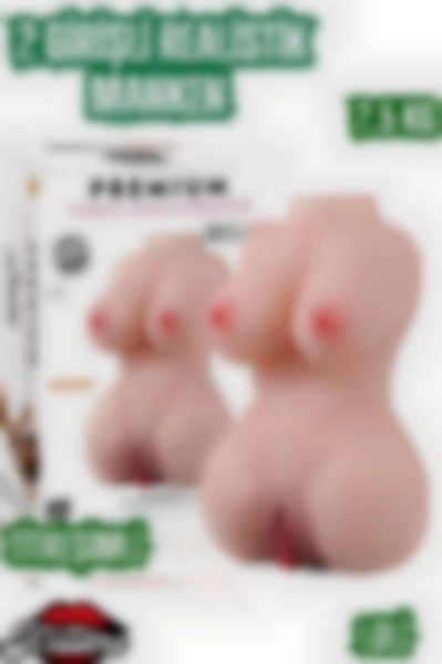 #Kissers335 - Realistik Manken - Çift Girişli Oyuncak Anal Vajinal Mastürbatör 2.5 Kg