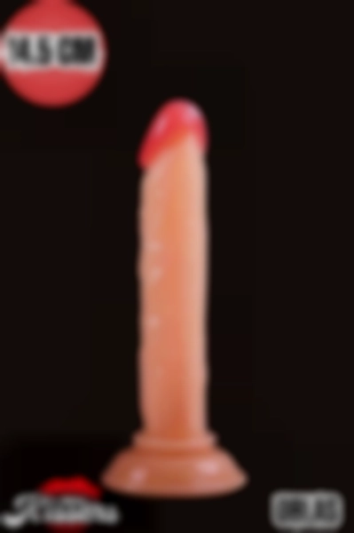 #Kissers319 - Realistik Testissiz Penis Dildo - 14.5 cm Orta Boy Cinsel Oyuncak