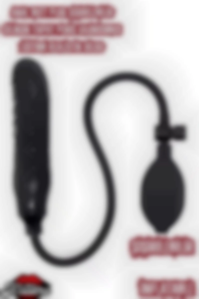#Kissers304 - Şişirilebilir Silikon Anal Butt Plug ve Realistik Dildo Seti