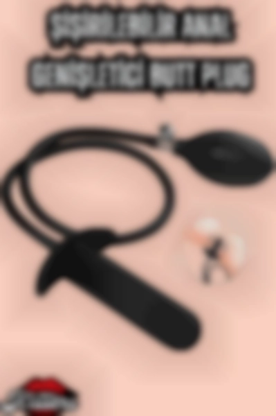 #Kissers255 - Şişirilebilir Silikon Anal Butt Plug - Anal Genişletici Eğitim Aracı