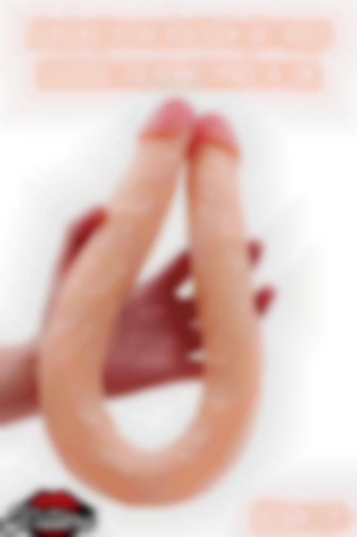 #Kissers00717 - Gerçekçi Ultra Realistik Çift Başlı Ten Renkli Penis 55 cm