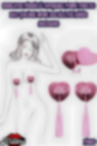 #Kissers231 - Eğlenceli ve Şık BDSM Gıdıklayıcı Püsküllü Meme Ucu Gizleyici