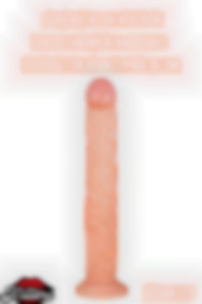 #Kissers00715 - Gerçekçi Ultra Realistik Penis Ten Renkli Kıkırdaklı Vantuzlu 35 Cm