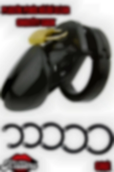 #Kissers212 - Siyah Penis Esaret Kafesi - BDSM Plastik Penis Kilidi