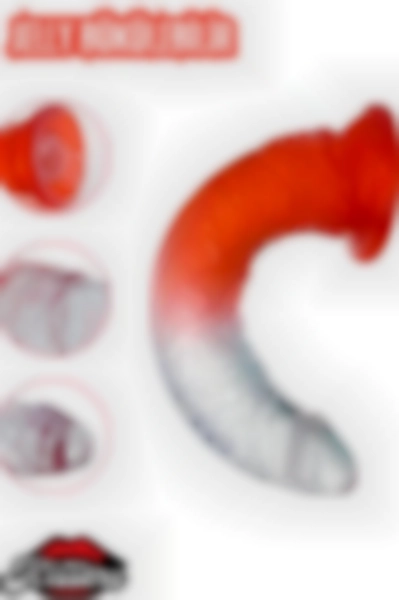 #Kissers199 - 20 cm Şeffaf Jel Dokulu Realistik Penis Dildo - Kemerli ve Damarlı
