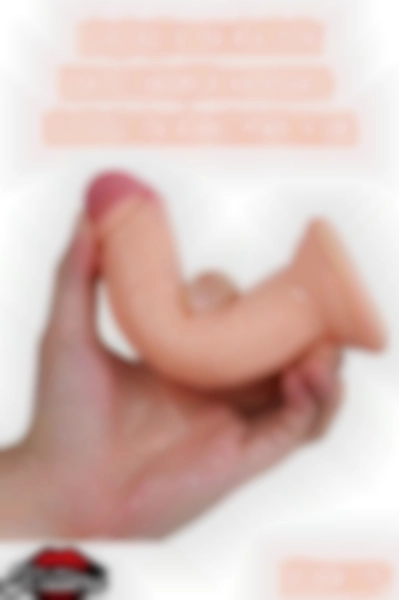 #Kissers00713 - Gerçekçi Ultra Realistik Vantuzlanabilir Kıkırdaklı Ten Renkli 14 Cm