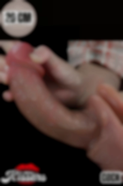 #Kissers179 - Gerçekçi 20 Cm Çift Katmanlı Damarlı 3D Dildo Penis