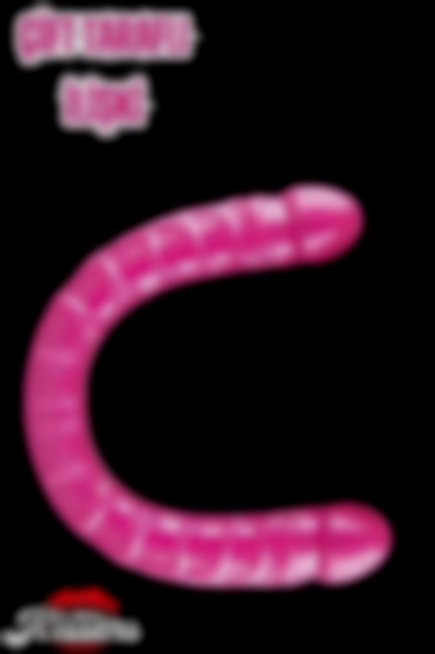 #Kissers188 - Gerçekçi Çift Başlı Anal Vajinal Dildo - 34 Cm Pembe Unisex Oyuncak