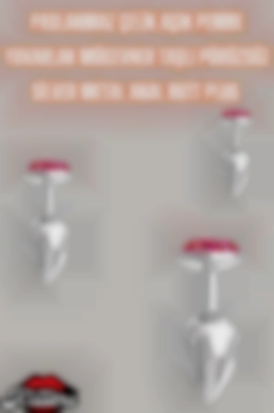 #Kissers169 - Paslanmaz Çelik Pembe Yuvarlak Mücevher Taşlı Anal Butt Plug Seti 3lü