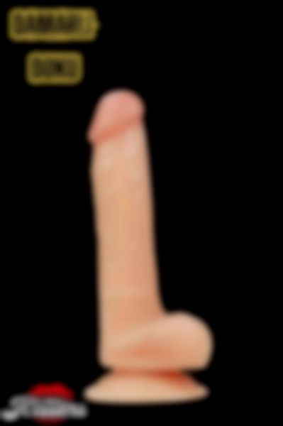 #Kissers170 - Realistik Penis Dildo 20 Cm - Gerçekçi Et Dokusunda Cinsel Oyuncak