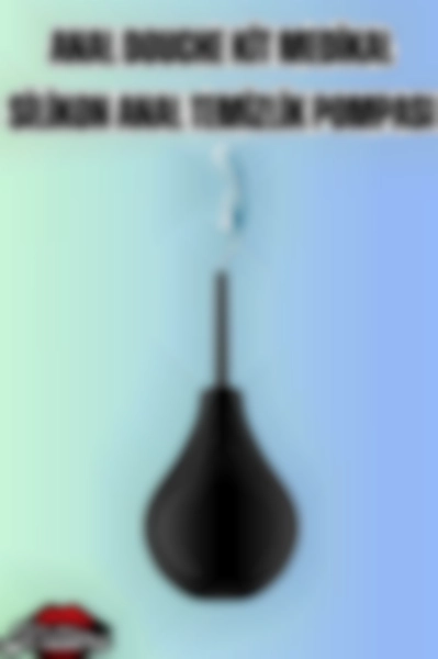 #Kissers152 - Anal Temizlik İçin Medikal Silikon Anal Douche Kit