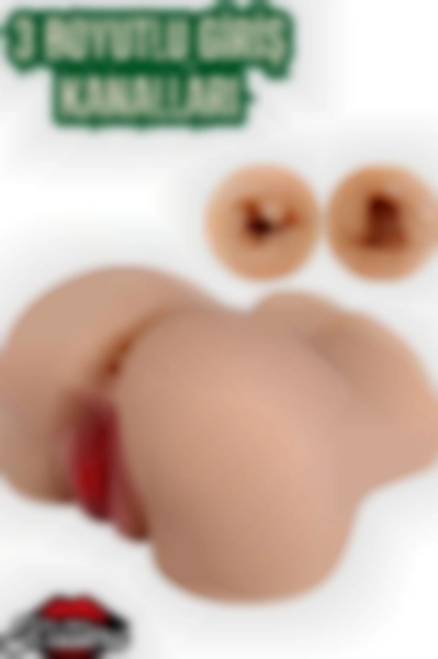 #Kissers134 - Gerçekçi Boyutta Titreşimli Anal ve Vajina Mastürbatör - Kissers