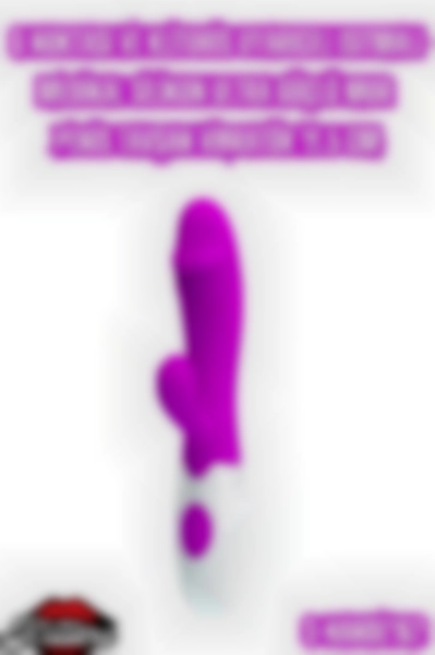 #Kissers00692 - G Noktası ve Klitoris Uyarıcılı Isıtmalı Mor Penis Tavşan Vibratör 19.5 Cm