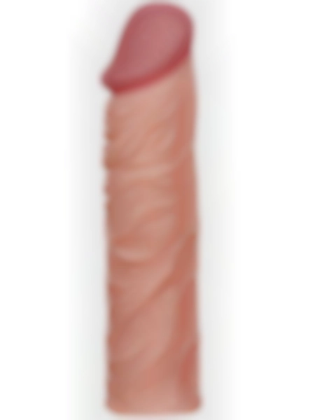 #LV1052 - LoveToy X Tender Gerçekçi Dokulu Penis Kılıfı 5 cm Uzatmalı
