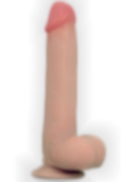 #LV317003 - Kayar Derili Çift Katmanlı Realistik Dildo 23 cm
