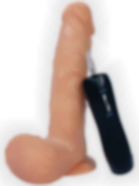#SQT10003 - Döner Başlı Realistik Dildo 19.5 cm