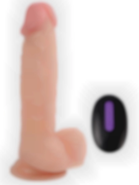 #SQWBC10012 - Şarjlı Uzaktan Kumandalı Gerçekçi Realistik Dildo 21 cm