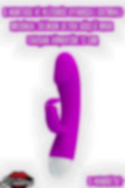 #Kissers00682 - Kissers G Noktası ve Klitoris Uyarıcılı Isıtmalı Tavşan Vibratör - Ultra Güçlü Mor 18 Cm