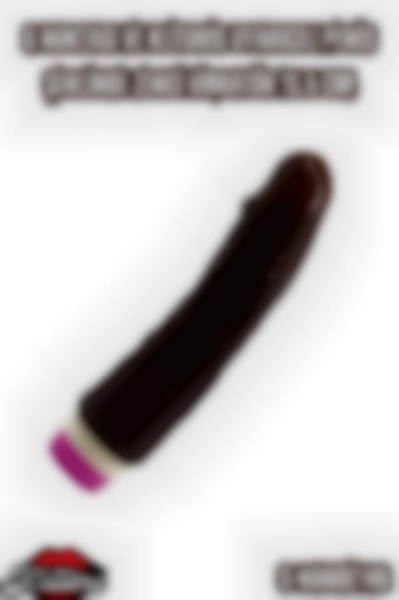 #Kissers00678 - Zenci Vibratör 18.5 cm ile G Noktası ve Klitoris Uyarımı
