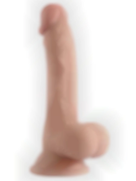 #VN318040 - 7.6&quot; Dual Layer Oynar Derili Realsitik Dildo 19 cm
