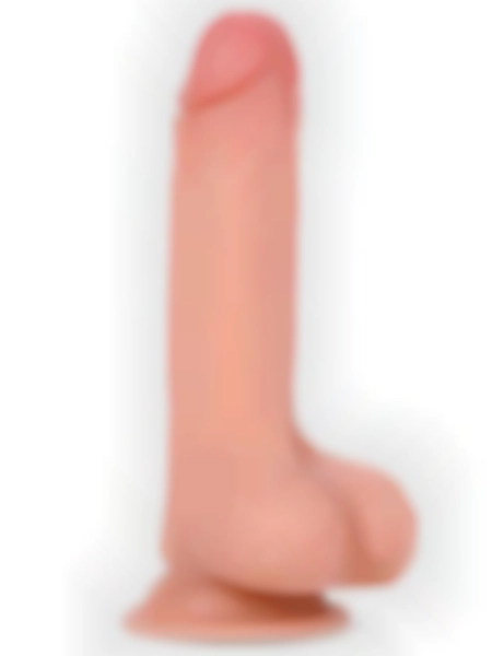 #SL0202 - 7&quot; Dual Layer Oynar Derili Realistik Penis 18 cm