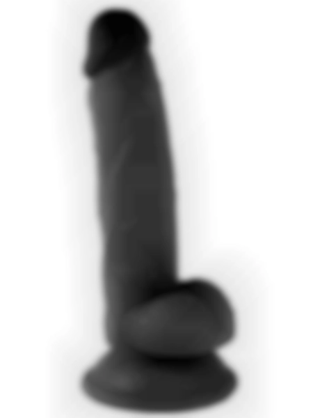 #VN210032 - 7.1” Realistik Dildo Siyah 18 cm