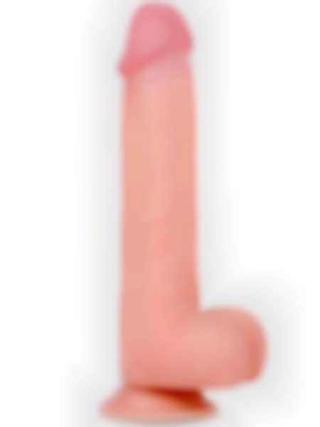 #SL0226 - 9&quot; Dual Layer Oynar Derili Realistik Penis 23 cm