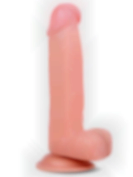 #SL0219 - 8&quot; Dual Layer Oynar Derili Realistik Penis 20 cm