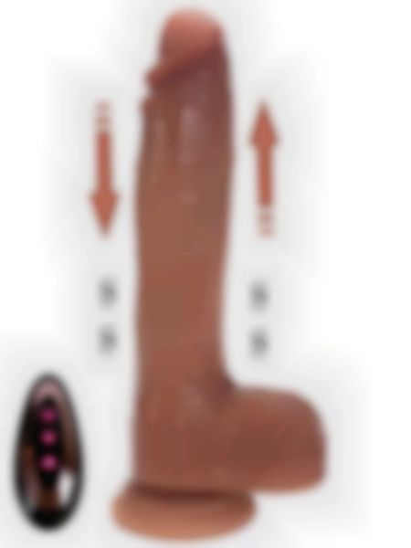 #AMSI6 - NOXXX İleri Geri Hareketli Isıtmalı Şarjlı Dildo 25 cm