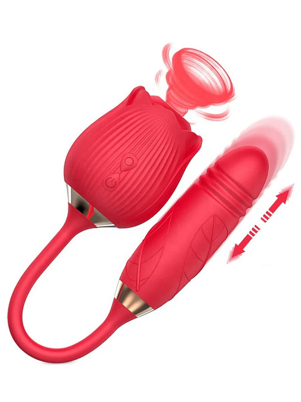 #202103 - NOXXX Titreşimli İtme Hareketli Rose Vibratör