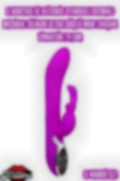 #Kissers00633 - G Noktası ve Klitoris Uyarıcılı Isıtmalı Tavşan Vibratörü 24 Cm