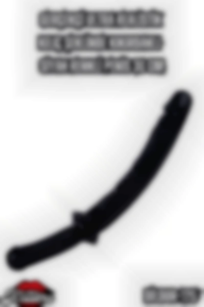 #Kissers00708 - Gerçekçi Ultra Realistik Kılıç Şeklinde Kıkırdaklı Siyah Renkli Penis 38 Cm - Kissers.com.tr