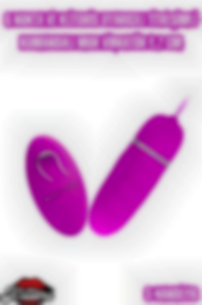 #Kissers00627 - G Nokta ve Klitoris Uyarıcılı Titreşimli Kumandalı Mor Vibratör 9.2 Cm