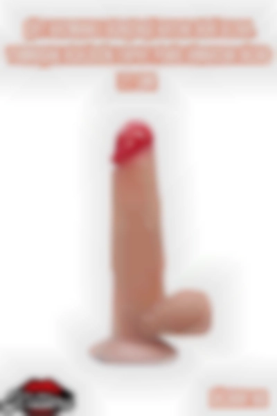 #Kissers00809 - Çift Katmanlı Gerçekçi Kayar Deri Ultra Yumuşak Realistik Yapay Penis