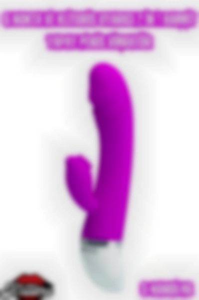 #Kissers00577 - G Nokta ve Klitoris Uyarıcı 2 in 1 Rabbit Yapay Penis Vibratör