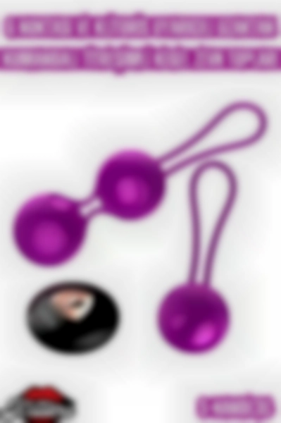 #Kissers00569 - Kadınlar için G Noktası ve Klitoris Uyarıcılı Titreşimli Kegel Zevk Topları