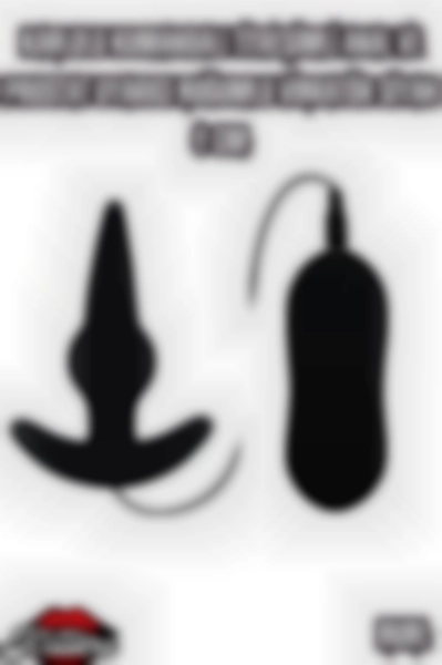 #Kissers00516 - Anal ve Prostat Uyarıcı Titreşimli Vibratör Siyah - Kissers.com.tr