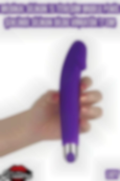 #Kissers00508 - 10 Titreşim Modlu Penis Şeklinde Silikon Dildo Vibratör