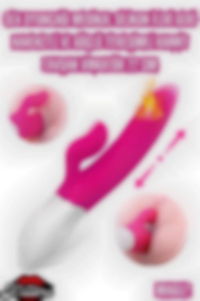 #Kissers00490 - Medikal Silikon Titreşimli Rabbit Tavşan Vibratör 22 Cm