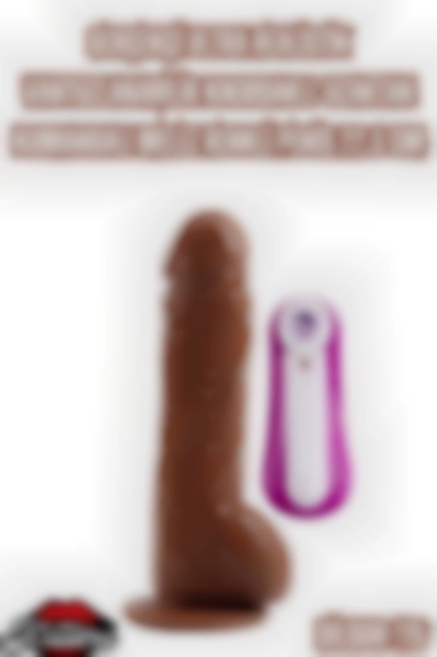 #Kissers00485 - Ultra Realistik Vantuzlanabilir Uzaktan Kumandalı Penis 22.8 Cm