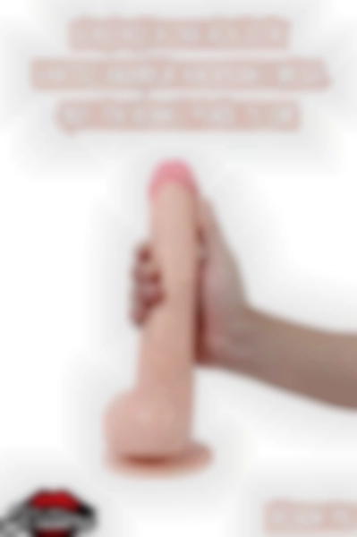 #Kissers00464 - Gerçekçi Ultra Realistik 28 Cm Penis - Vantuzlu ve Kıkırdaklı Mega Boy
