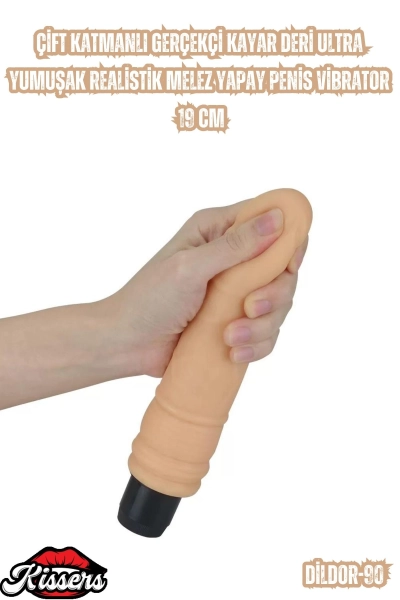 #Kissers00834 - Çift Katmanlı Gerçekçi Kayar Deri Ultra Yumuşak Realistik Melez Yapay